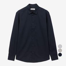 MIND BRIDGE 男士易打理標準彈性混色正裝襯衫 MYDS0183