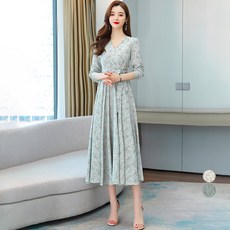 루나걸 마르지 브이 롱 원피스 빅사이즈 포함