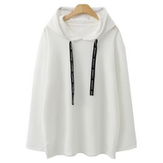 M.N.C 英文字母壓花連帽T MDHD768LW