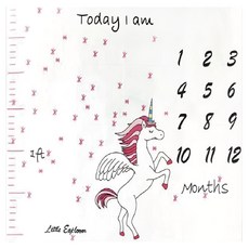 寶寶成長背景布 09, 飛馬 白色, 1條