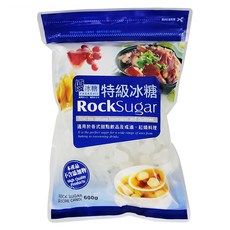 YASASHII 優 傳統特級冰糖 600g 可用於甜點飲料及烹飪, 1包