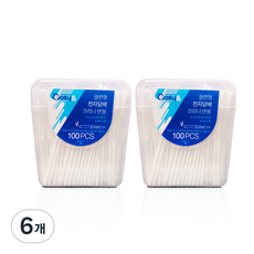 이지앤 궐련형 전자담배 크리너 면봉, 100개입, 6개
