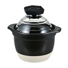 HARIO 好璃奧 萬古燒蛋形飯釜2合用, 1個