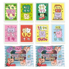 POPO FANCY 心動棒棒熊橡皮擦, 隨機出貨, 10個