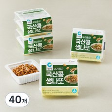 청정원 우리종균 국산콩 생나또, 48g, 8개입, 5개