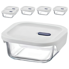 LocknLock 樂扣樂扣 Top Class矽膠蓋正方形保鮮盒, 6個