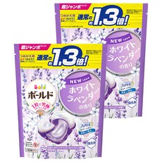 Bold 日本原裝進口 4D洗衣膠囊補充包 薰衣草茉莉, 14顆, 2袋