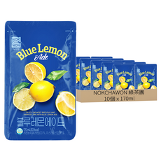 NOKCHAWON 綠茶園 綠茶園藍色檸檬風味飲料, 10個, 170ml