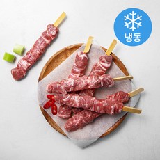 플레잇 소고기 부채살꼬치 (냉동), 60g, 6개