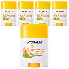 ATOPALM 愛多康 兒童戶外玩耍防曬棒 SPF50+ PA++++, 21g, 5個
