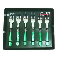 EME拿破崙茶民綠, 6件, 茶叉 6p