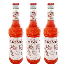 MONIN 莫寧 櫻花風味糖漿, 700ml, 3瓶