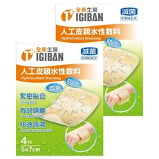 全新人工皮親水敷料 4片, 2盒