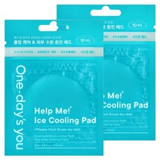 One-day's you help me 勁涼降溫爽膚棉 18ml 10片, 2入