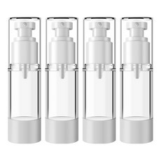 DM Beauty 便攜式泵噴霧瓶扁平真空 50ml, 單色, 4瓶