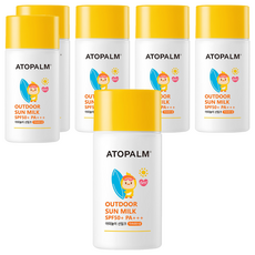 ATOPALM 愛多康 幼兒戶外遊戲防水防曬乳 SPF50+ PA+++, 6套