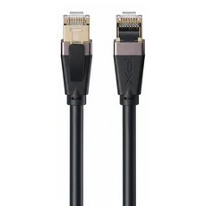 PX 大通 CAT8 網路線, 1m, 黑色, 1條