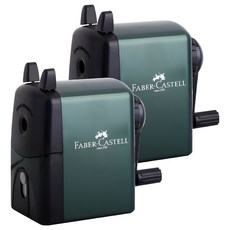 FABER-CASTELL 輝柏 手搖削鉛筆機, 綠色, 2個