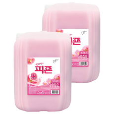 피죤 레귤러 섬유유연제 핑크로즈 본품, 18L, 2개