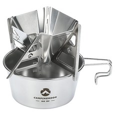 Campingmoon 柯曼 不鏽鋼咖啡濾杯 含收納袋, 1個, 不鏽鋼咖啡濾杯 + 收納袋