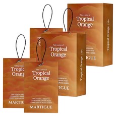 Martigue 香氛袋車用芳香劑2入, Tropical Orange, 2組