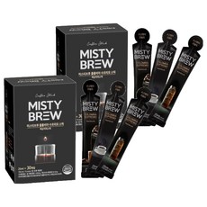 MISTY BREW 哥倫比亞咖啡液體隨身包, 25ml, 30條, 2盒