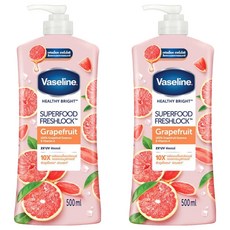 Vaseline 凡士林 乳液 葡萄柚 + VT-A, 2件, 500ml