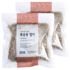 이미지 볶음용 지리 멸치, 200g, 2개