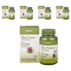 GNC 밀크씨슬 원데일리, 60정, 5개