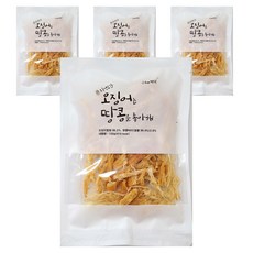 더먹다 자연오감 오징어는 땅콩을 좋아해, 120g, 4개