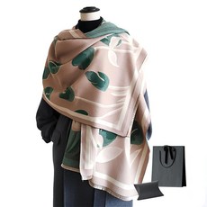 아뗄릭 한송이 튤립 숄 머플러 선물세트 14687 + 쇼핑백