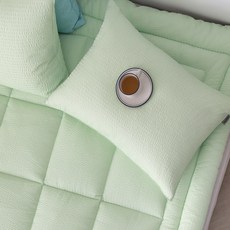 Forhues 泡泡紗波紋床墊, 萊姆色