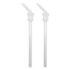 OXO tot 寶寶啾吸管杯 吸管替換組 8個月以上 2支, 透明色, 1組