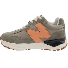 BLUEMAX 女款皮革拼色運動鞋