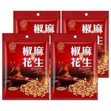 御禾坊 川香椒麻花生 120g,4入 - 台灣花生, 麻辣鮮香, 青花椒, 獨立包裝