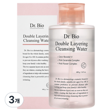 닥터바이오 더블 레이어링 클렌징워터, 480g, 3개