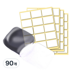 DADA 高強度透明雙面膠帶 方形 40 x 40mm, 單一顏色, 90個