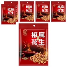 御禾坊 川香椒麻花生 120g,6入 - 台灣花生, 香麻帶勁, 獨立包裝