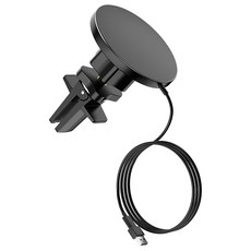 o-one MAG無線車充 磁吸式車用無線充電器, O-ONE MAG, Black