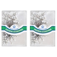 Happy Bear 珍珠大頭針 3.3cm, 2個, 白色