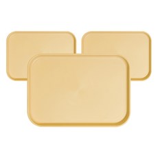 코지테이블 제로웨이스트 파스텔 트레이, 옐로우, 3개