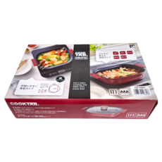 FREIZ 和平 烹飪台鍋 RB-2860 18x23cm, 23cm, 紅色, 1個