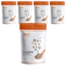 頂膳珍 山葵芥末胡椒鹽 100g/包, 中西式複合香料, 5包