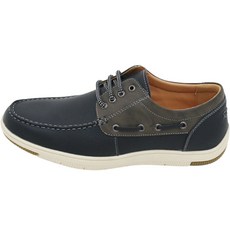 韓國 BLUEMAX 男士柏金綁帶縫線帆船鞋