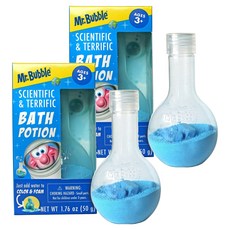 Mr.Bubble 沐浴魔藥泡泡浴遊戲 藍色入浴劑, 50g, 2個