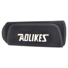 AOLIKES 奧力克斯 爆汗護腰帶 FC076 彈性黏扣布 丁苯橡膠, 黑色, 1個