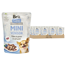 Brit 咘莉 小型成犬主食餐包, 肉汁鹿肉, 85g, 24包