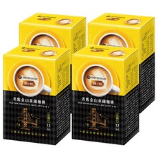 鮮一杯 老舊金山拿鐵三合一咖啡, 20g, 12包, 4盒