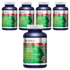 내츄럴플러스 스피루리나, 300정, 5개