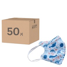 Deguan 德冠 兒童3D立體口罩, 50片, 海洋生物, 1盒